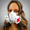 halloween nurse costume, scary nurse costume, scary face mask, scary mask