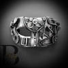 Copper steampunk masquerade masks, copper masks, party masks, steampunk outfit, steampunk masquerade mask.