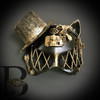 cat mask, cat masquerade mask, steampunk mask, steampunk masquerade mask, masquerade masks.