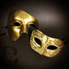 gold masquerade masks for couples