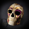 purple skull masquerade masks, purple masquerade mask, gold masquerade mask, skull mask, skull masquerade mask