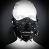 Mouth Masks. Leather mouth mask, leather bdsm harness, mouth cover. Plague doctor