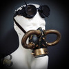 steampunk gas mask, ventilator mask, goggles, eye goggles, burning man outfit, burning man, mouth mask, gas mask, steampunk mask, steampunk outfit, gladiator outfit, gladiator mask, ventilator mask, masquerade mask