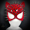 Cat costume, Red Cat masquerade mask, animal mask, Party masks, masquerade ball masks for men, masquerade masks for women, couple’s masquerade masks.