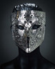 Silver masquerade mask for masquerade ball. Mask for masquerade ball. Masquerade masks, face mask.