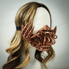 Steampunk covid mask, steampunk masquerade mask, steampunk face mask, face mask.
