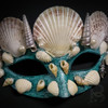Mermaid mask costume, turquoise mask, party masks, masquerade masks, masquerade mask, masquerade masks for prom