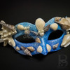 Mermaid party masks, masquerade masks, masquerade mask, masquerade masks for prom, royal blue seashell masquerade mask