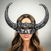 MASQUERADE MASK, RAM HORNS, HEADDRESS, RAM HEADPIECE, HEADDRESS, RAM ANTLERS, FAIRY ANTLERS, FAIRY COSTUME, 