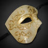 Phantom Mask Ivory Gold Detailing (Half-eye)