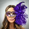 feather masquerade masks, blue feather masquerade mask, blue masquerade mask, mardi gras masks, mardi gras feather masks, feather masks, large feather masks,