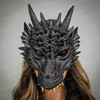 Dragon mask, Halloween Mask, Dragon Masquerade Mask, Dragon Animal Mask, Purple Dragon Mask