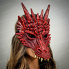 Dragon mask, red dragon mask