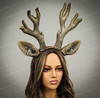 horns headband, ram horns, cosplay horns, deer horns