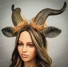 horns headband, ram horns, cosplay horns, deer horns