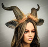 horns headband, ram horns, cosplay horns, deer horns
