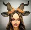 horns headband, ram horns, cosplay horns, deer horns