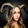 Dragon Satyr Cosplay Costume Horns Headband for Adults Halloween Horn