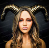 Dragon Satyr Cosplay Costume Horns Headband for Adults Halloween Horn