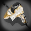 Phantom Mask Music Notes Black Gold M2630