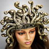 medusa headpiece hat costume medusa cosplay headdress