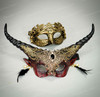 red couples masquerade masks, halloween costumes for couples, red masquerade masks