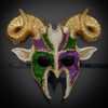 Mythical Ram Masquerade Mask Mardi Gras