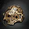 Gold Skull Mask Steampunk Masks Skull Mad Max Respirator Mouth Mask Steampunk Goggles Cosplay Halloween Costume