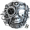 Steampunk Mask for Men. Terminator mask, Plague Doctor Mask Covid Gas Mask Steampunk Masks Skull Mad Max Respirator Mouth Mask Steampunk Goggles Cosplay Halloween Costume Silver