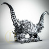 owl mask, owl masquerade mask, masquerade horns mask