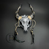 pagan ram horns masquerade mask halloween party mask demon scary costume mask, medusa costume headband mask