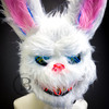 BIG BANG STILL LIFE TOP MASK VIP Scary Rabbit Bunny Mascot Masquerade Mask Over the Head LED Lights