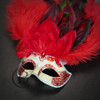 red feather mask, red feather masquerade mask, masquerade wedding, wedding masquerade masks, feather mask, halloween party masks, mardi gras masks, Party masks, masquerade masks, elegant masquerade masks, prom masquerade masks, masquerade masks for men.