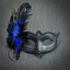 feather mask, blue feather masquerade mask, masquerade wedding, wedding masquerade masks, feather mask, halloween party masks, mardi gras masks, Party masks, masquerade masks, elegant masquerade masks, prom masquerade masks, masquerade masks for men.