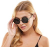 Black Steampunk Spectacle Glasses for Burning Man Festival Prop Costumes Eyewear