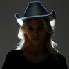 Neon LED Light Up Cowboy Hat