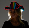 neon hat cowboy light up hats wrangler