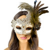 lace masquerade mask, feather masquerade mask, masquerade ball mask, masquerade mask, gold party mask