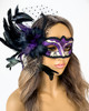  feather masquerade mask mardi gras masks bulk sale wholesale