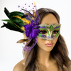  feather masquerade mask mardi gras masks bulk sale wholesale