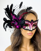  feather masquerade mask mardi gras masks bulk sale wholesale