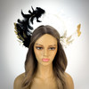 halo fascinator masquerade mask, angel costume, angel costume headband, angel halo headband