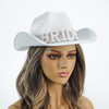 cowboy bride hat, edc hat, burning man hat, bride cowboy hat,