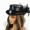 steampunk costume hat with veil