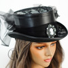steampunk costume hat with veil
