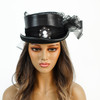 steampunk costume hat with veil