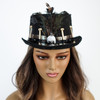 voodoo mask hat burning man costume hat outfit for burning man