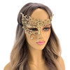 GOLD LACE MASQUERADE MASK, LACE MASK, LACE MARDI GRAS MASK, LACE MASQUERADE BALL MASK