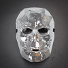 masquerade mask for men, skull mask, skull masquerade mask, day of the dead mask, day of the dead mask candy skull mask rhinestone mirror glass masquerade mask halloween horror mask 