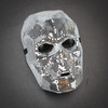 masquerade mask for men, skull mask, skull masquerade mask, day of the dead mask, day of the dead mask candy skull mask rhinestone mirror glass masquerade mask halloween horror mask 